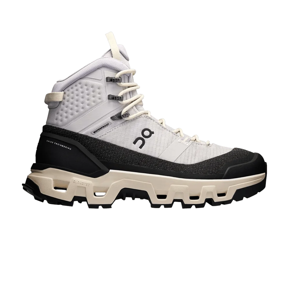 Botinki-ON-Wmns-Cloudrock-Trek-Waterproof-Silver-Cream