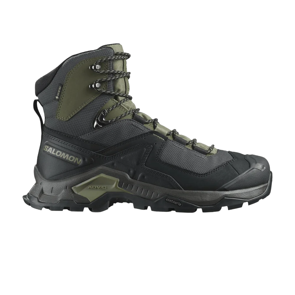 Botinki-Salomon-Quest-Element-GORE-TEX-Black-Lichen-Green