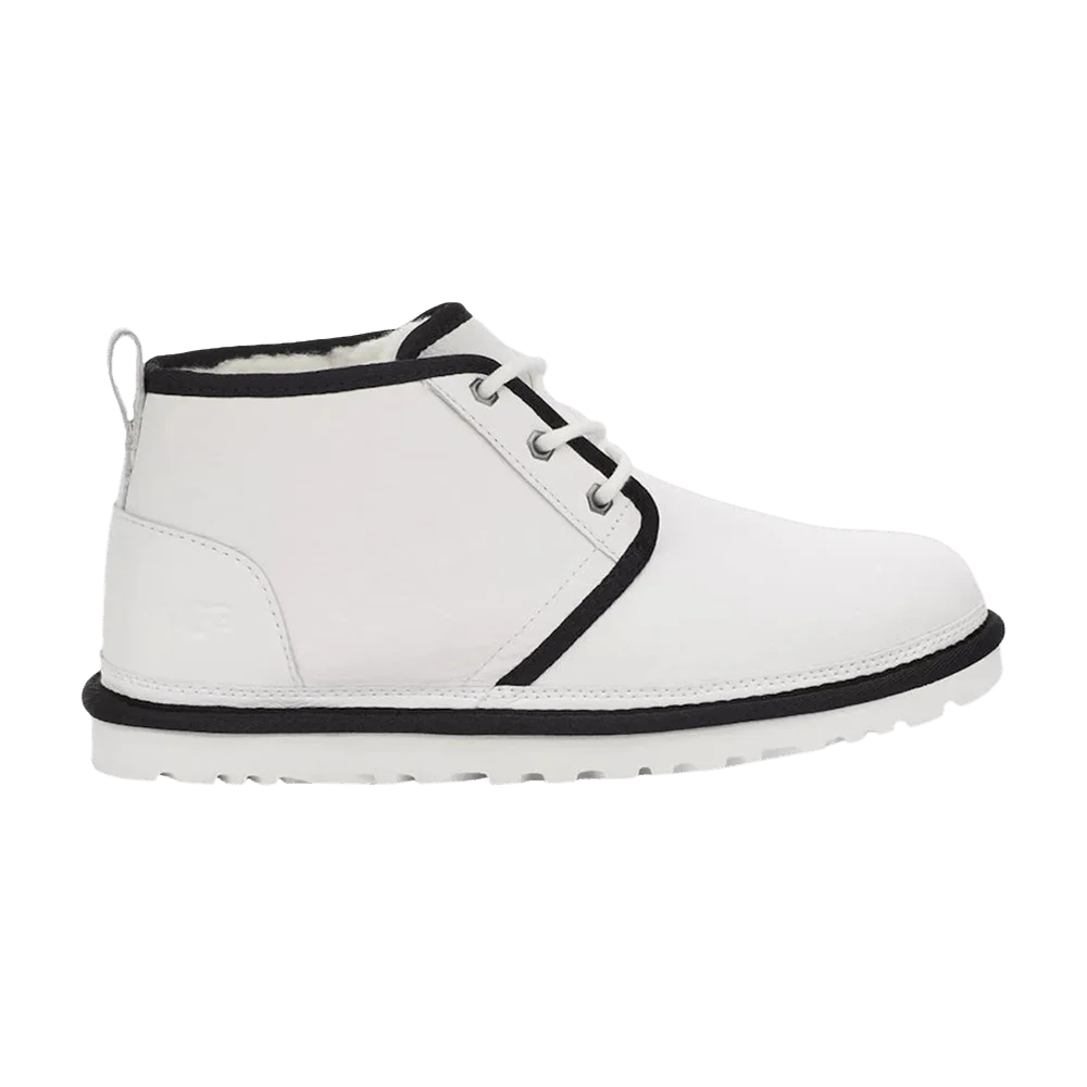 Botinki-UGG-Neumel-Leather-Chukka-White-Black-Piping