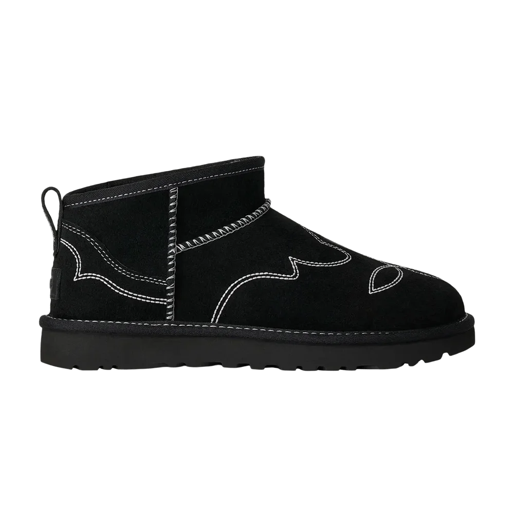 Botinki-UGG-Wmns-Classic-Ultra-Mini-Western-Black
