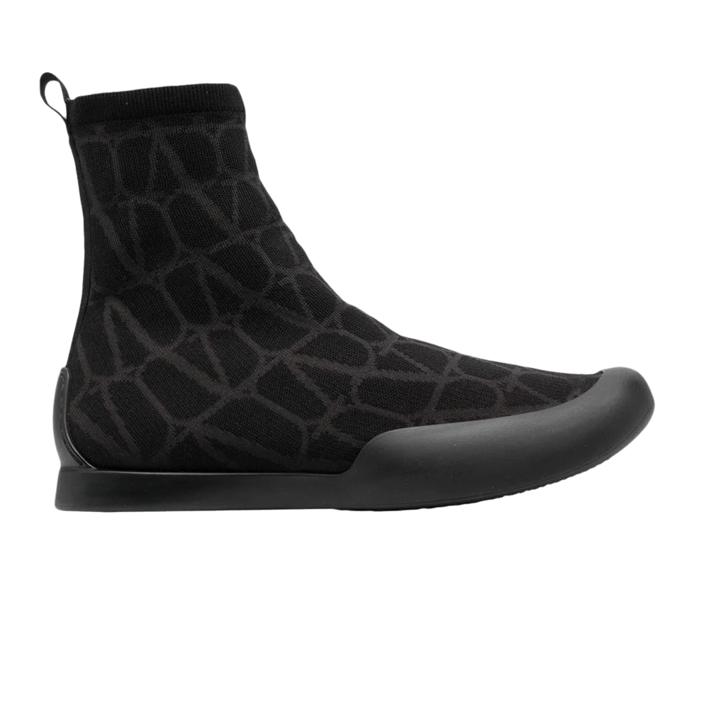 Botinki-Valentino-Toile-Iconographe-Cityshore-Sock-Boot-Black