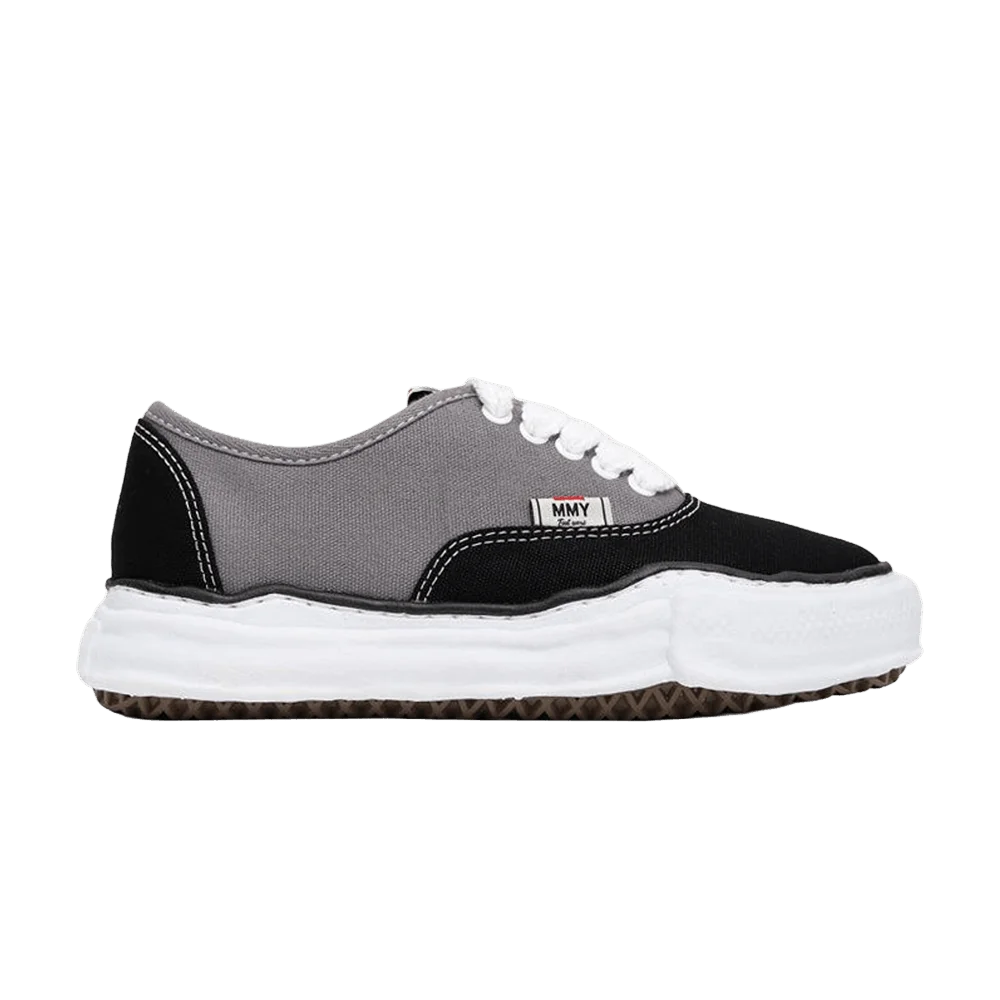 Kedy-Maison-Mihara-Yasuhiro-Baker-OG-Sole-Bicolor-Canvas-Low-Black-Grey