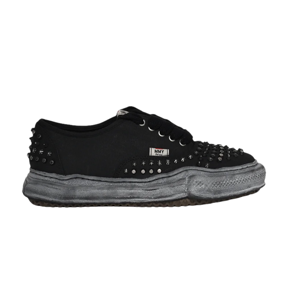 Kedy-Maison-Mihara-Yasuhiro-Baker-OG-Studded-Paint-Canvas-Low-Black