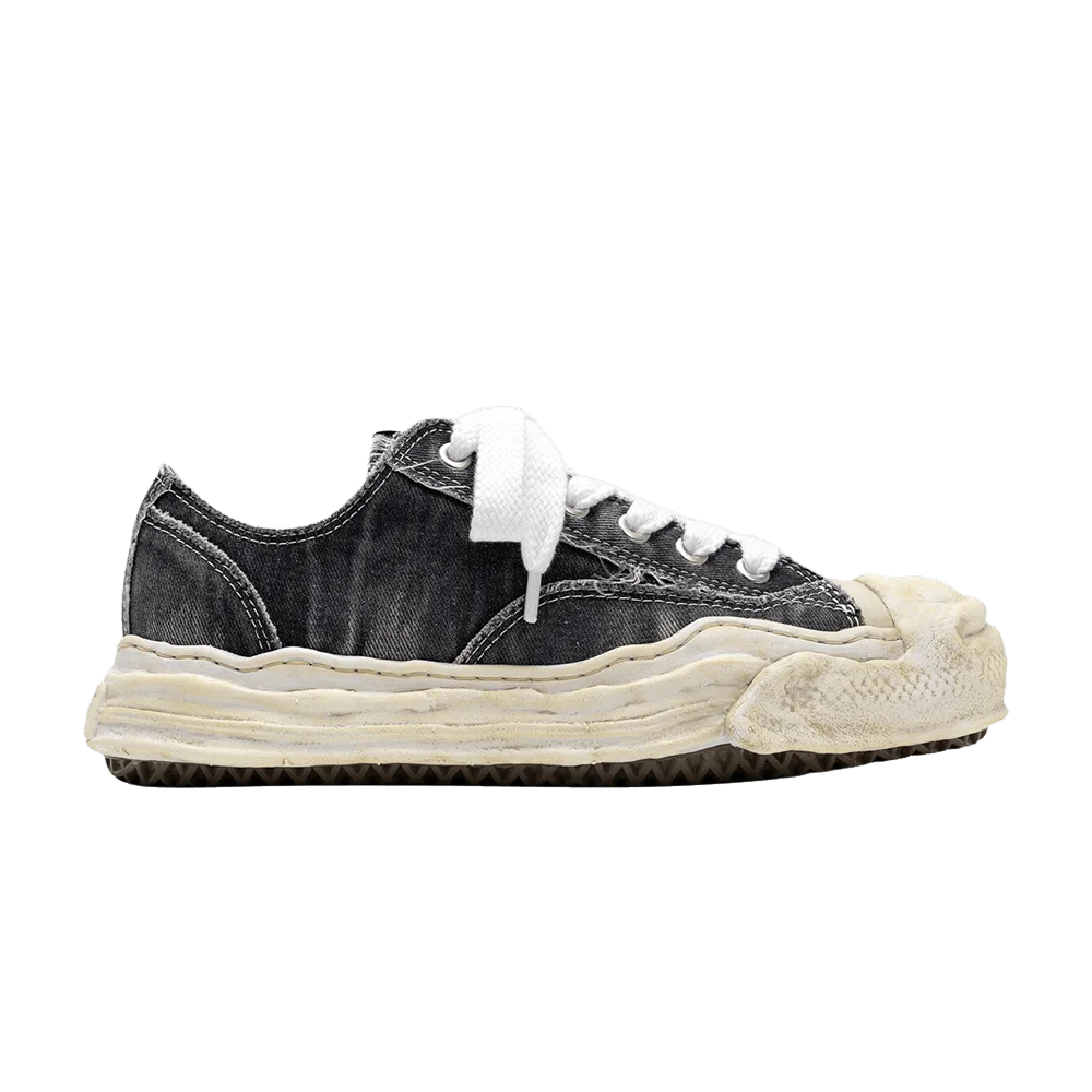 Kedy-Maison-Mihara-Yasuhiro-Hank-OG-Sole-Bleach-Wash-Denim-Canvas-Low-Black