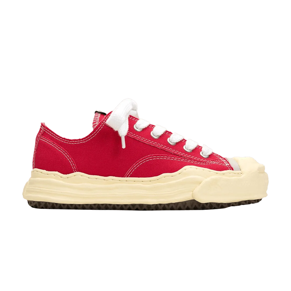 Kedy-Maison-Mihara-Yasuhiro-Hank-Vintage-Sole-Canvas-Low-Red
