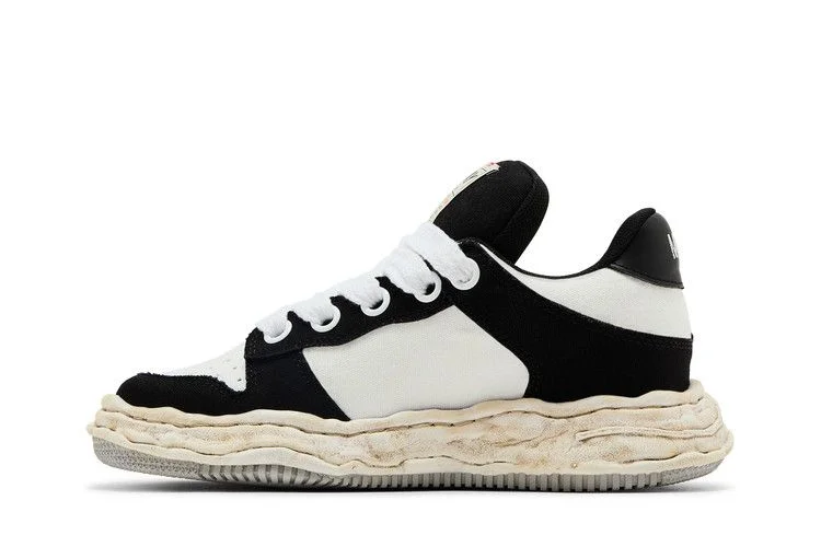 Kedy-Maison-Mihara-Yasuhiro-Wayne-Puffer-OG-Sole-Canvas-Low-Black-White-2