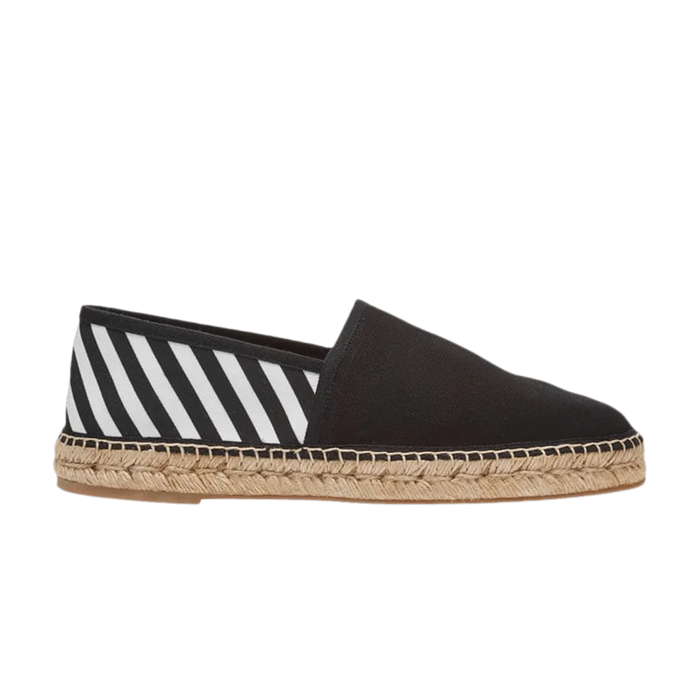 Kedy-Off-White-Canvas-Espadrilles-Black-White-Stripes