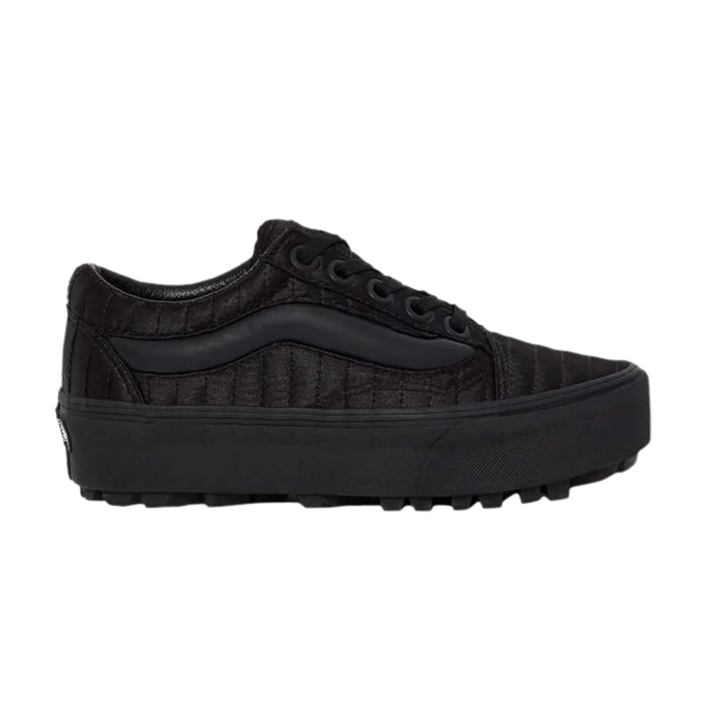 Kedy-Opening-Ceremony-x-Vans-Old-Skool-Lug-Platform-Satin-Quilting-Black