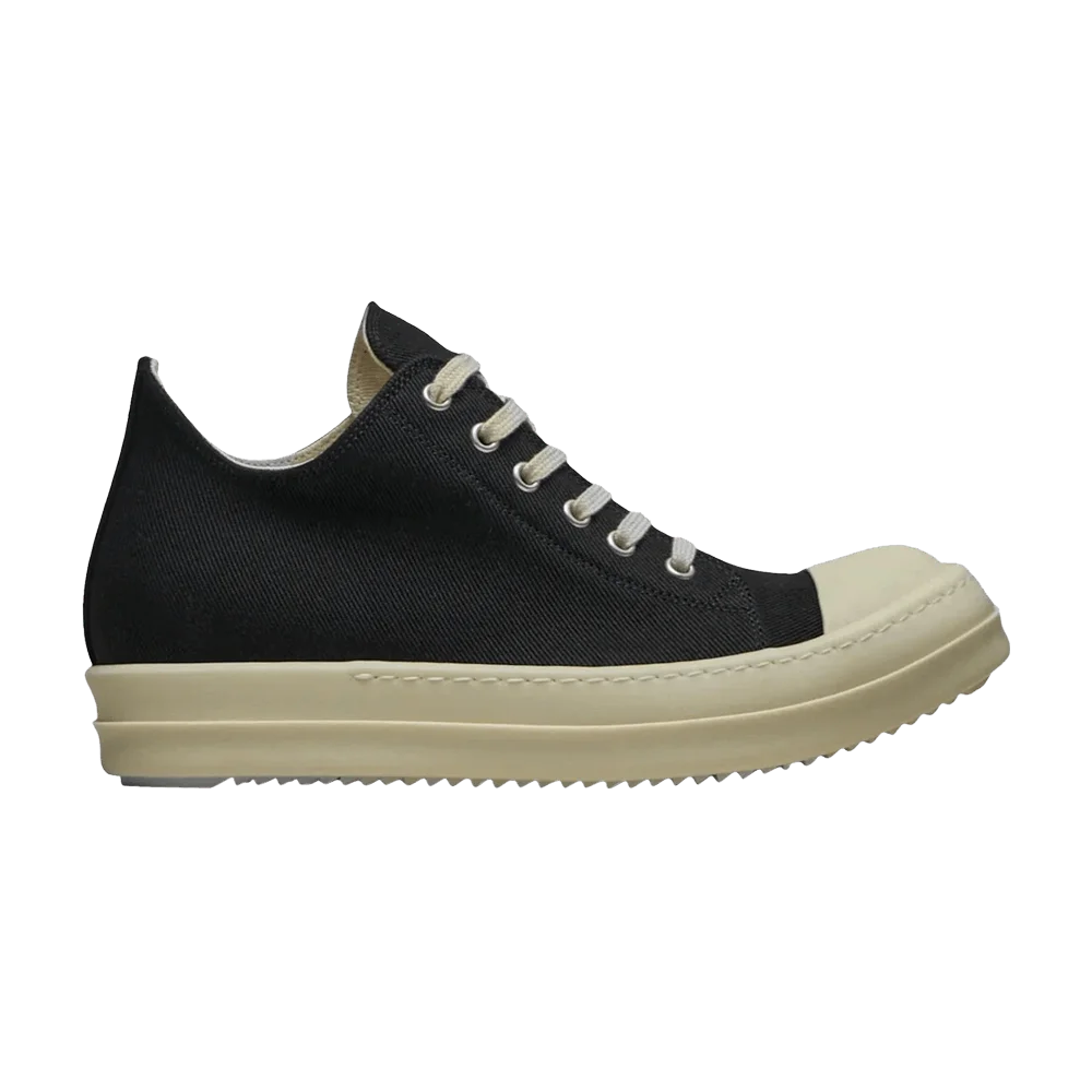 Kedy-Rick-Owens-Wmns-Concordians-DRKSHDW-Canvas-Low-Black-Milk