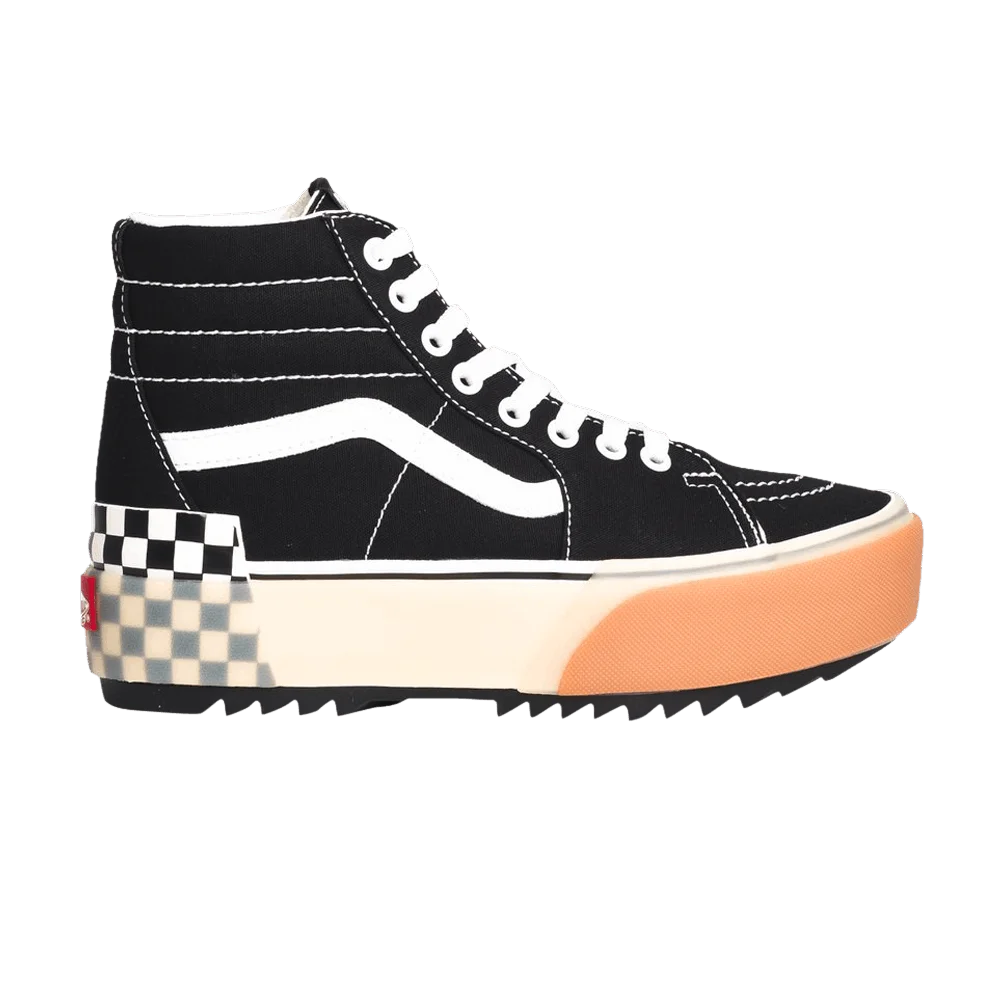 Kedy-Vans-Wmns-Sk8-Hi-Stacked-Checkerboard