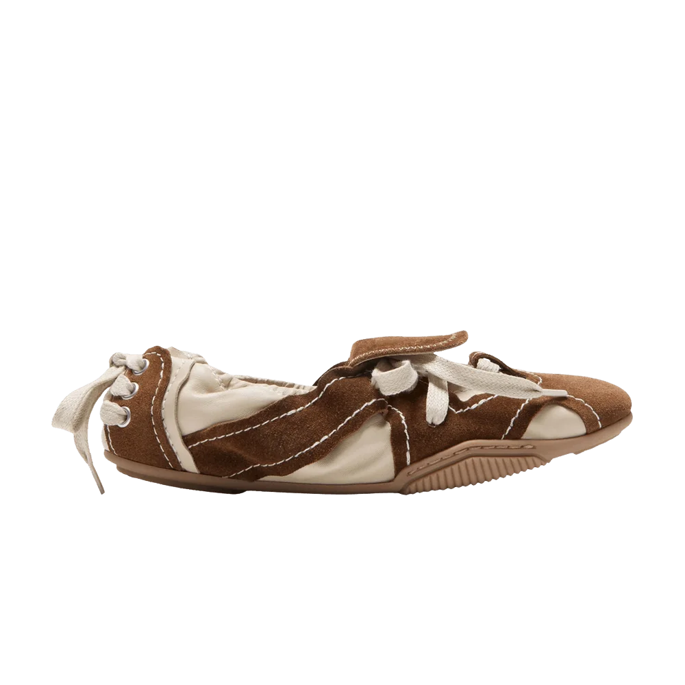 Krossovki-Acne-Studios-Wmns-Lace-Up-Off-White-Brown