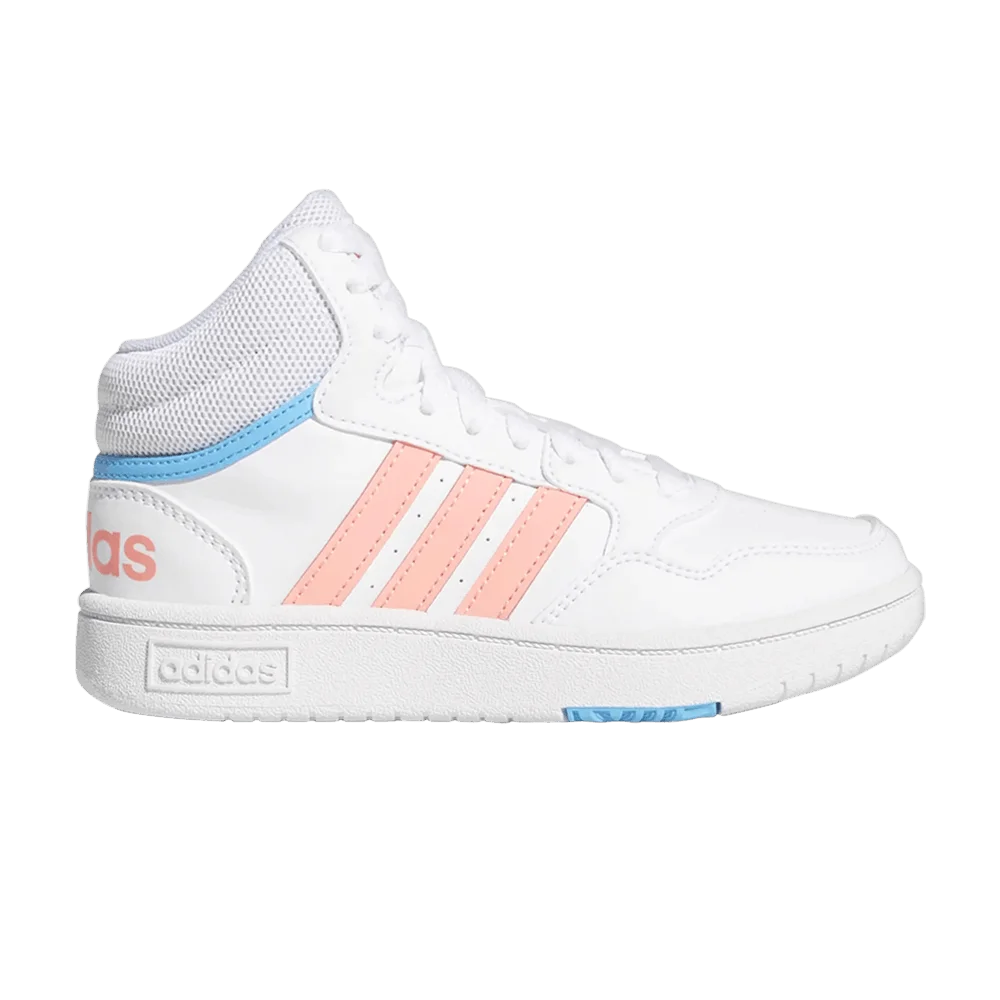 Krossovki-Adidas-Hoops-Mid-J-White-Acid-Red