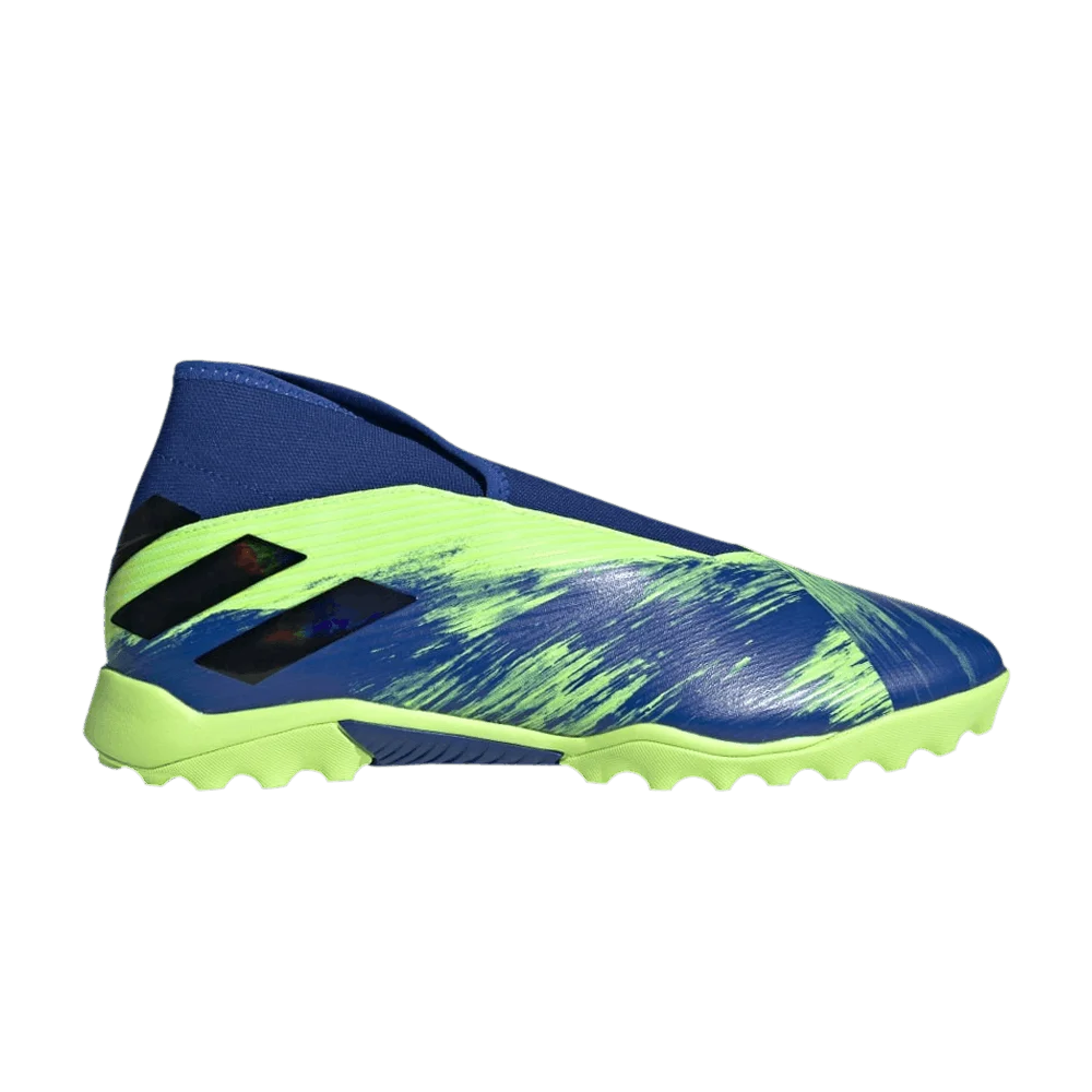 Krossovki-Adidas-Nemeziz-19.3-Turf-Signal-Green-Royal-Blue