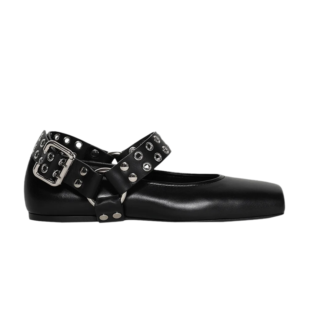 Krossovki-Alaia-Wmns-Biker-Ballet-Flat-Black