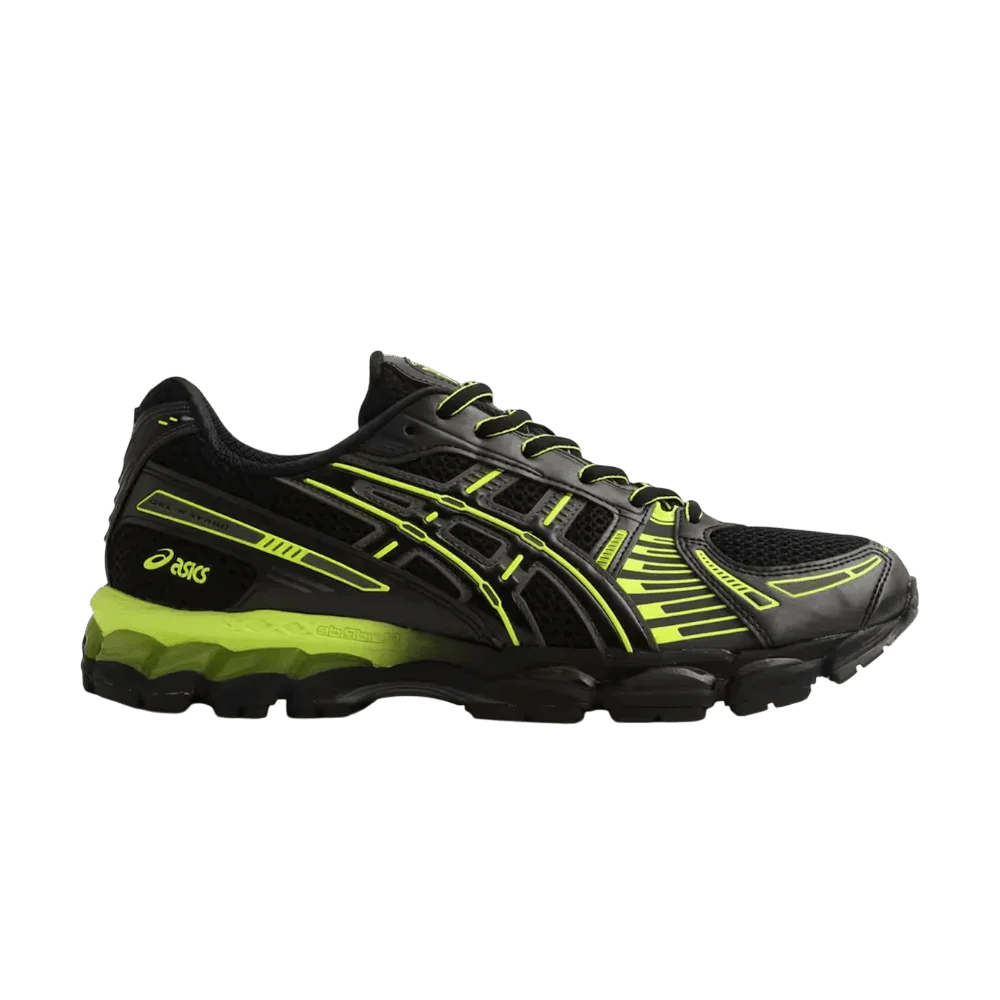 Krossovki-Albino-Preto-x-atmos-x-ASICS-Gel-Kayano-12.1-Black-Green
