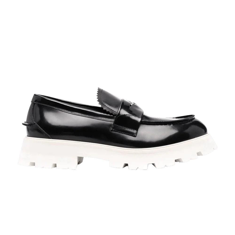 Krossovki-Alexander-McQueen-Contrast-Sole-Leather-Penny-Loafers-Black-White