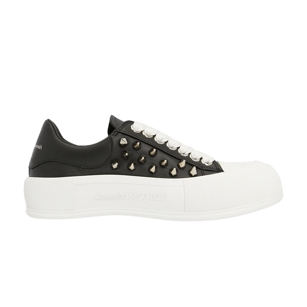 Krossovki-Alexander-McQueen-Deck-Plimsoll-Studded-Black
