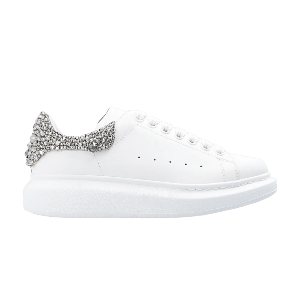 Krossovki-Alexander-McQueen-Oversized-Sneaker-White-Silver-Crystal