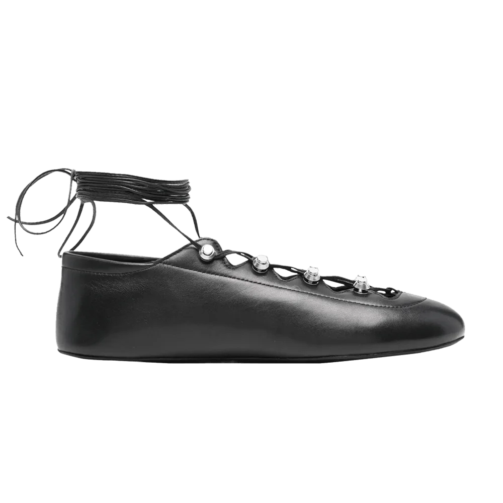Krossovki-Alexander-Wang-Wmns-Vyollette-Lace-Up-Flat-Black