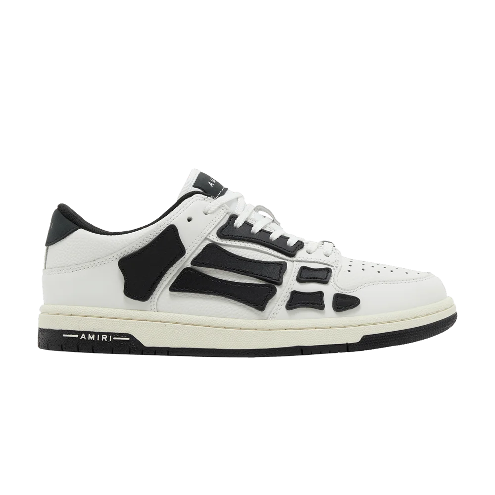 Krossovki-Amiri-Wmns-Skel-Top-Low-White-Black