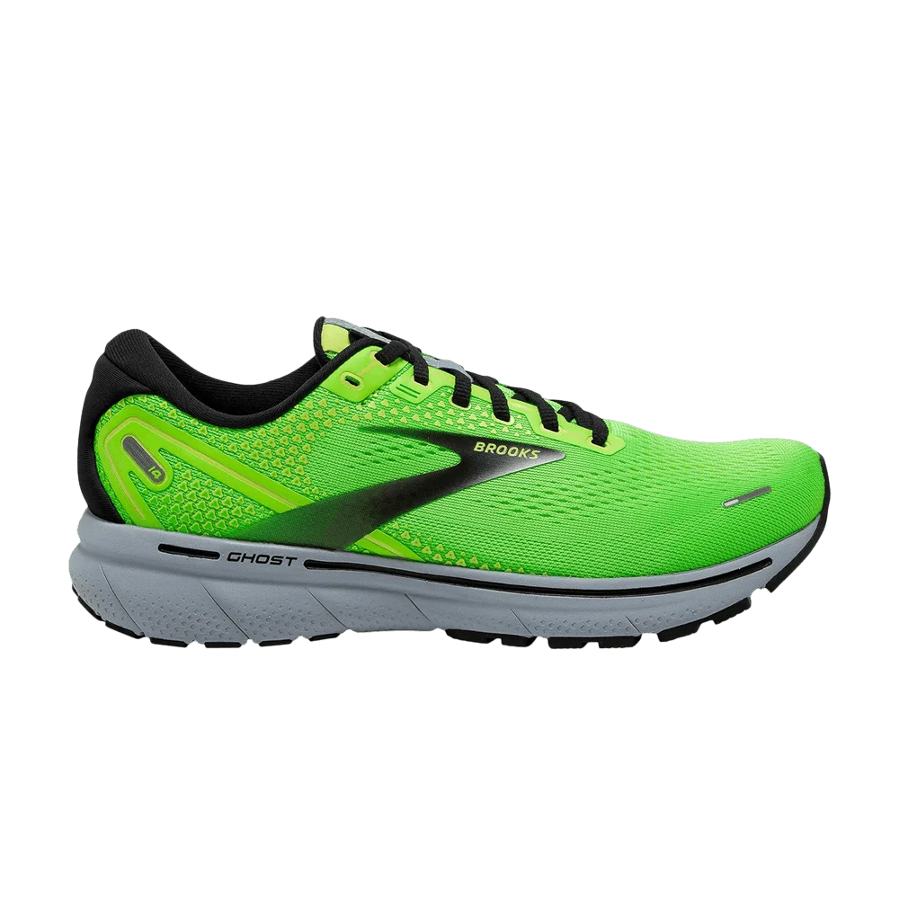Krossovki-Brooks-Ghost-14-Green-Gecko-Black