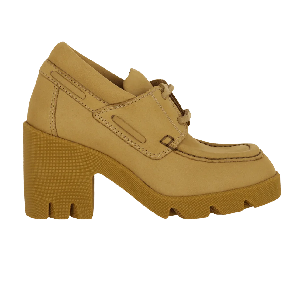 Krossovki-Burberry-Wmns-Stride-Leather-Heeled-Loafer-Camel