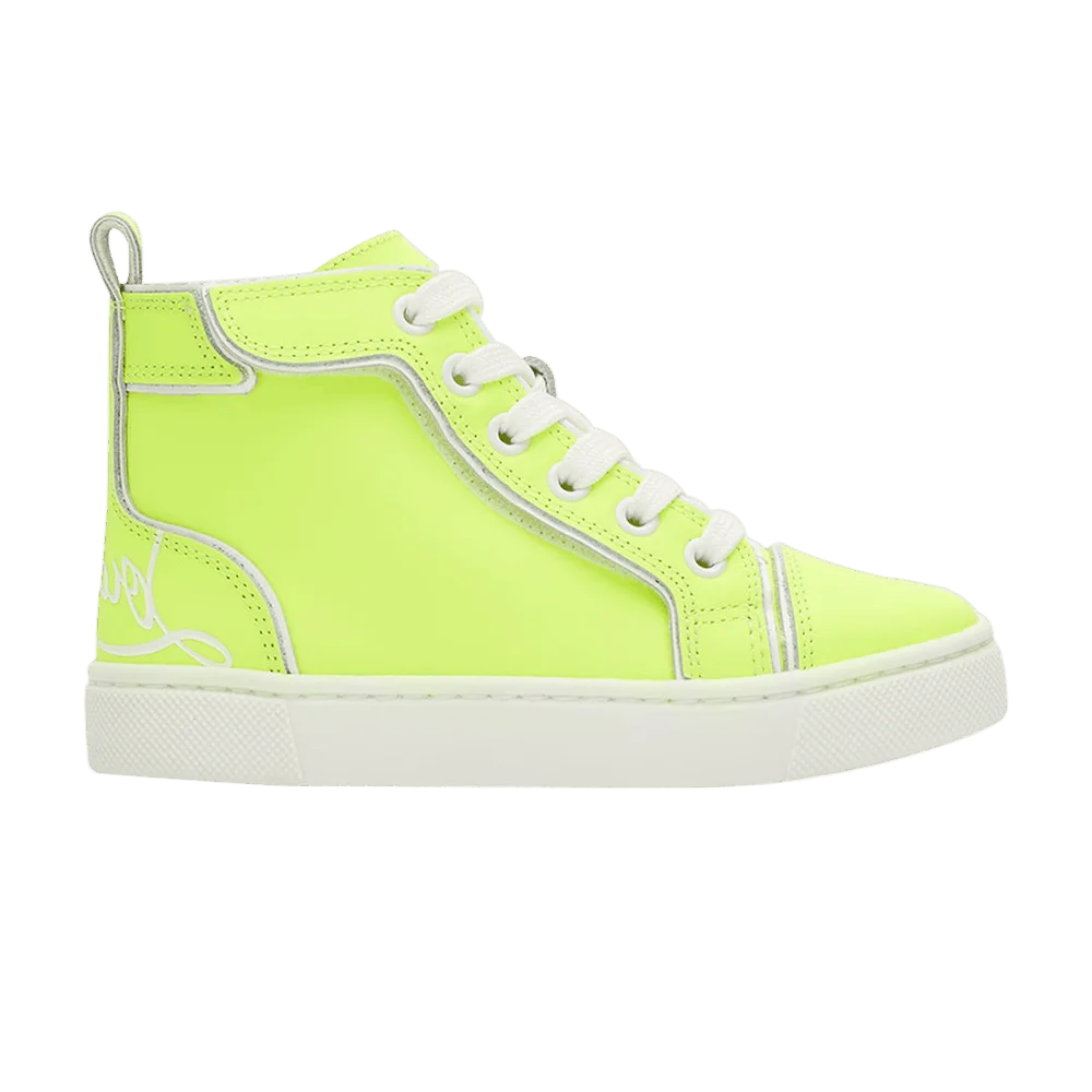 Krossovki-Christian-Louboutin-Funnytopi-High-Kids-Fluo-Yellow