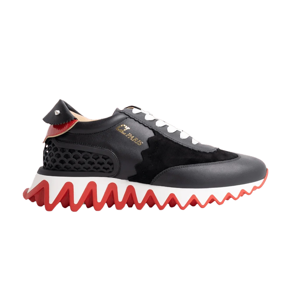 Krossovki-Christian-Louboutin-Wmns-Loubishark-Black-Red