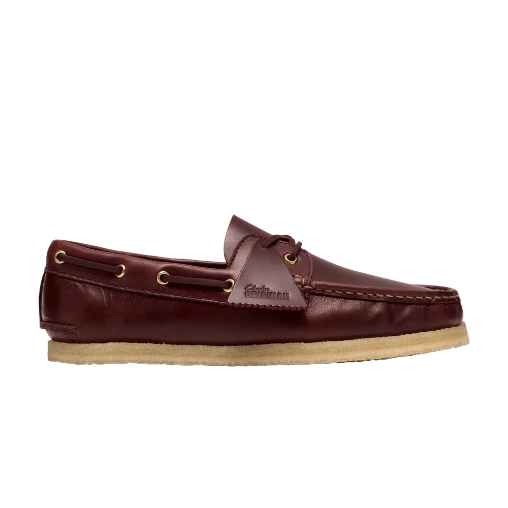 Krossovki-Clarks-Wmns-Godney-Boat-Shoe-British-Tan-Leather