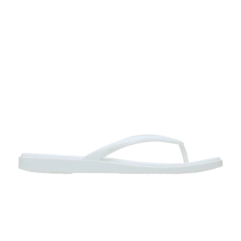 Krossovki-Crocs-Wmns-Miami-Flip-Chalk
