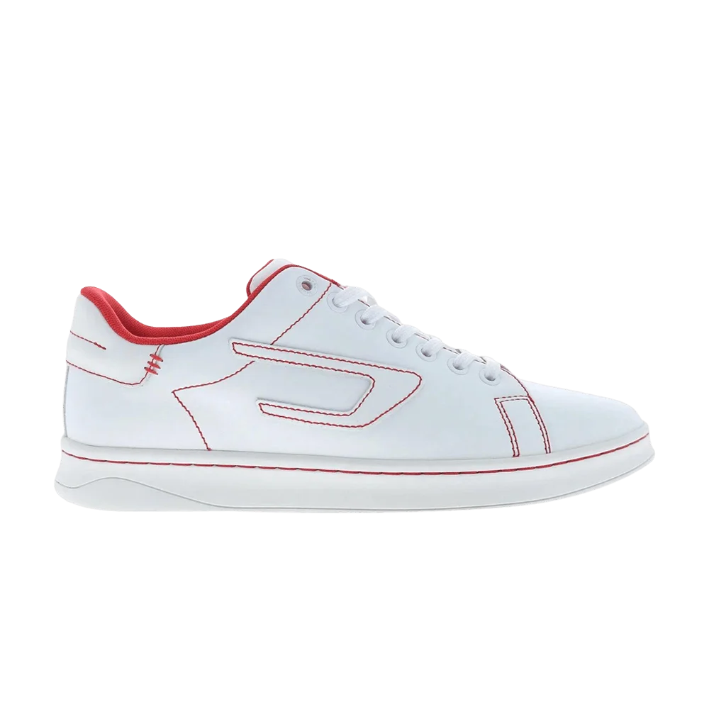 Krossovki-Diesel-S-Athene-Low-White-Red