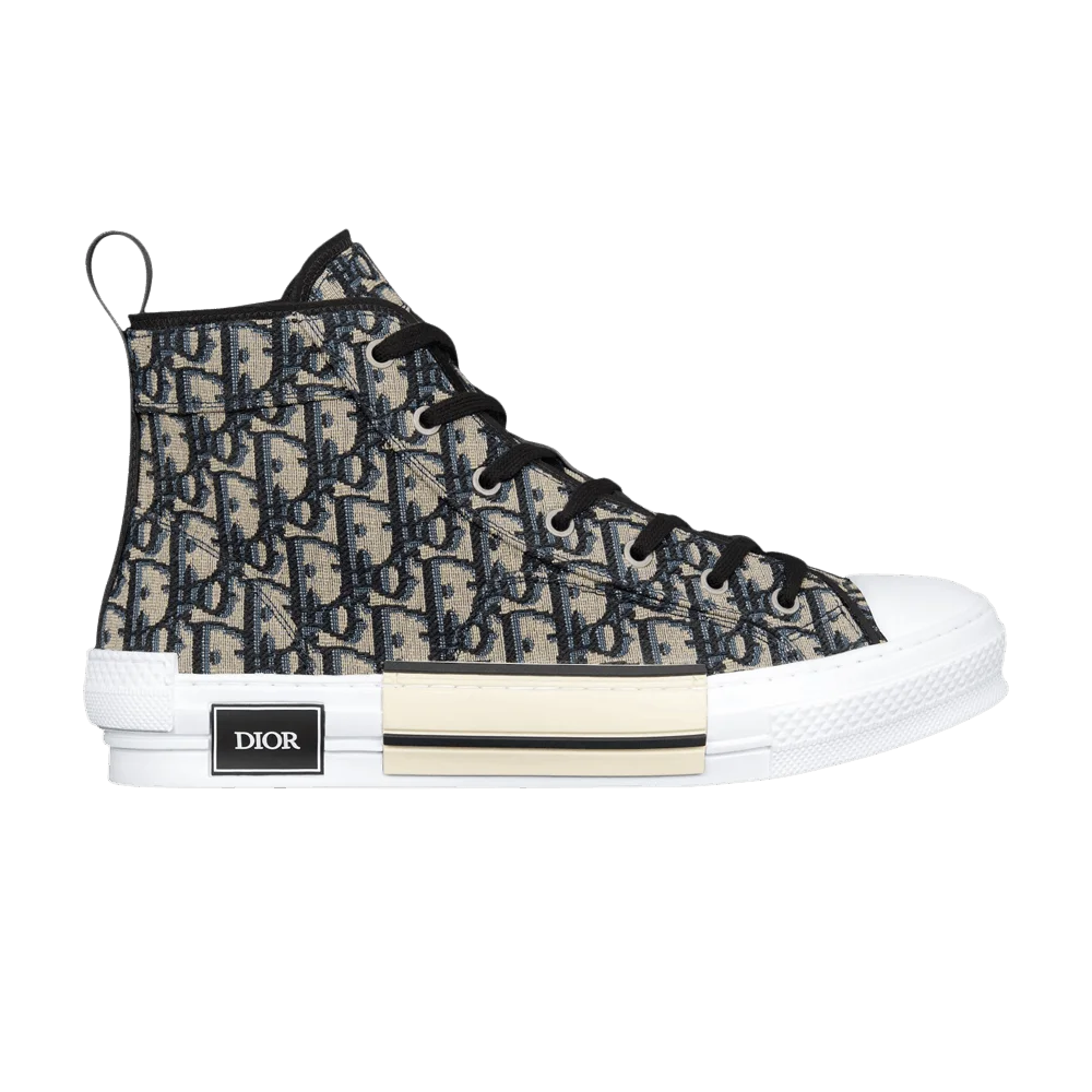 Krossovki-Dior-B23-High-Dior-Oblique-Black-Beige