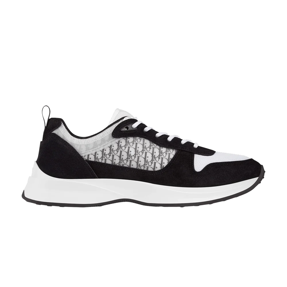 Krossovki-Dior-B25-Dior-Oblique-Black-White