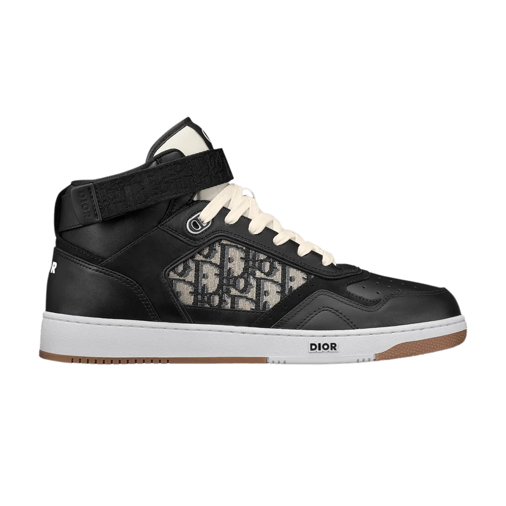 Krossovki-Dior-B27-High-Dior-Oblique-Black
