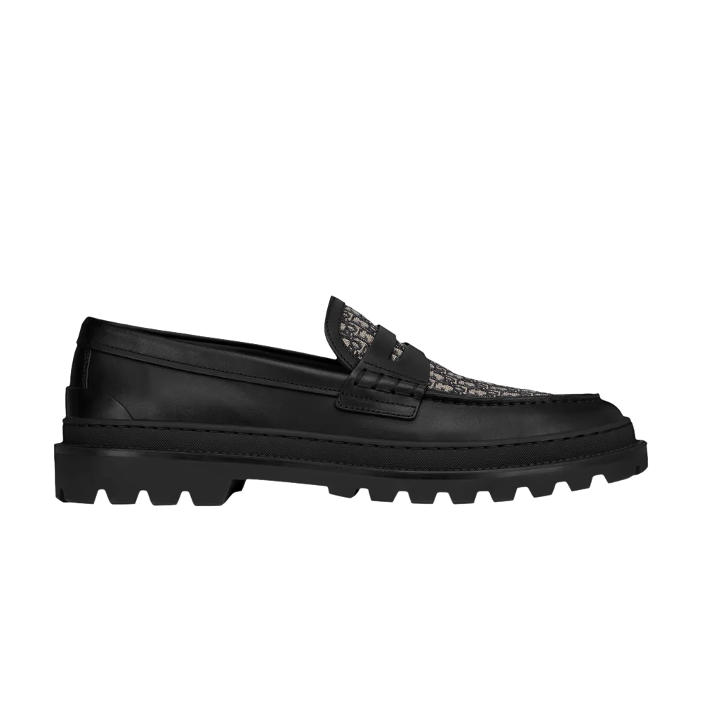 Krossovki-Dior-Explorer-Loafer-Dior-Oblique-Beige-Black