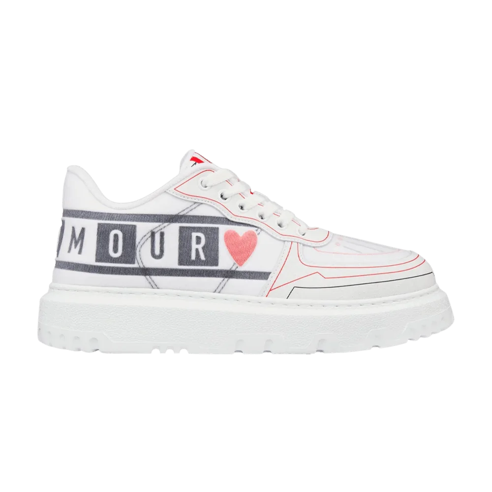 Krossovki-Dior-Wmns-Addict-Sneaker-Dioramour-D-Chess-Heart-White