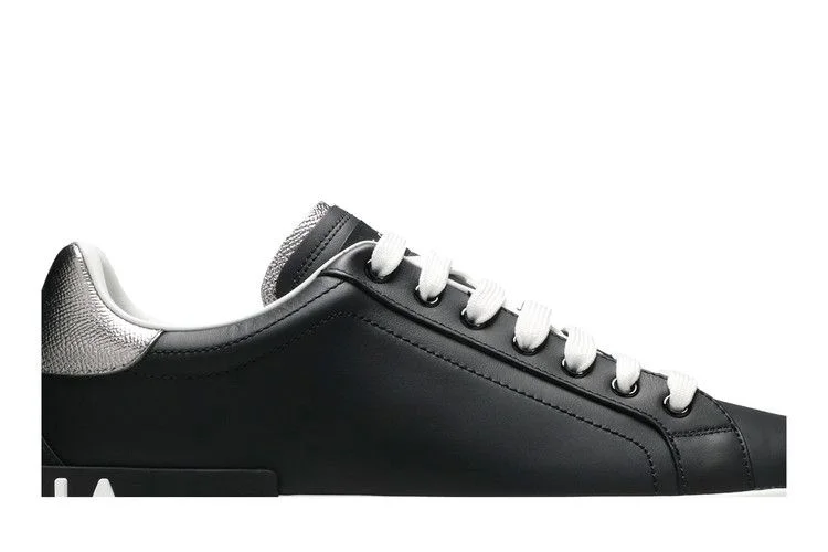 Krossovki-Dolce-Gabbana-Portofino-Black-Silver-1