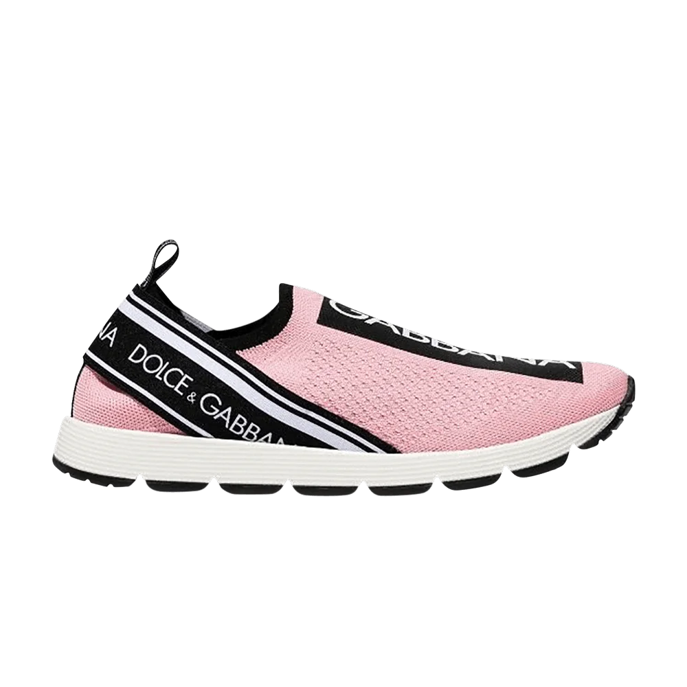 Krossovki-Dolce-Gabbana-Sorrento-Kids-Pink-Black