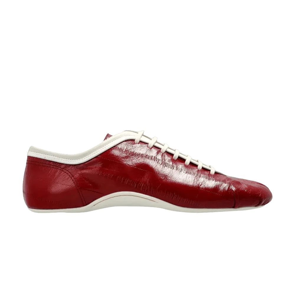 Krossovki-Dries-Van-Noten-Wmns-Leather-Shoe-Red