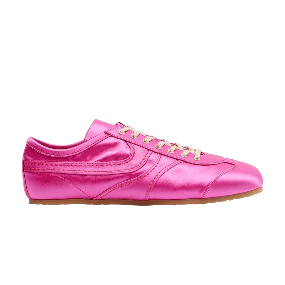 Krossovki-Dries-Van-Noten-Wmns-Satin-Sneaker-Fuschia