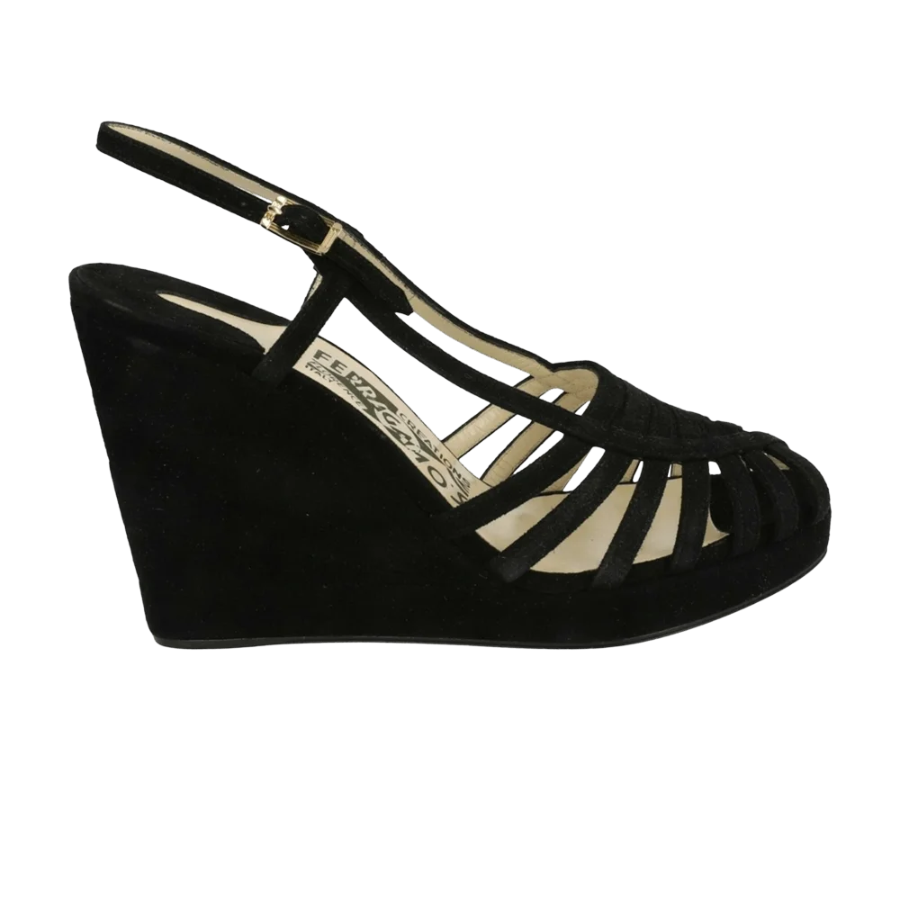 Krossovki-Ferragamo-Wmns-Claretta-Suede-Wedge-Black