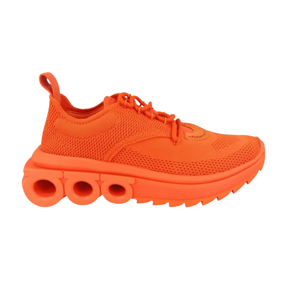 Krossovki-Ferragamo-Wmns-Nima-Knit-Low-Top-Sneaker-Orange