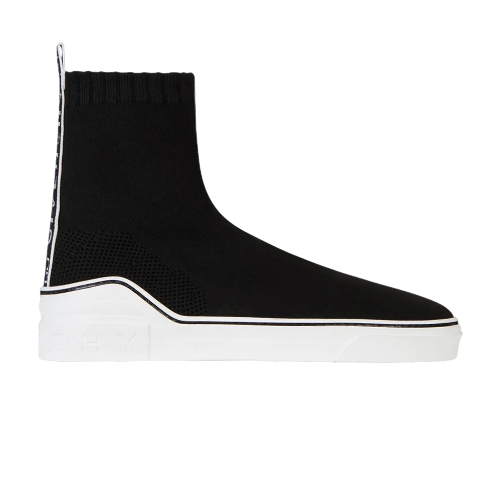 Krossovki-Givenchy-George-V-Knitted-Mid-Black