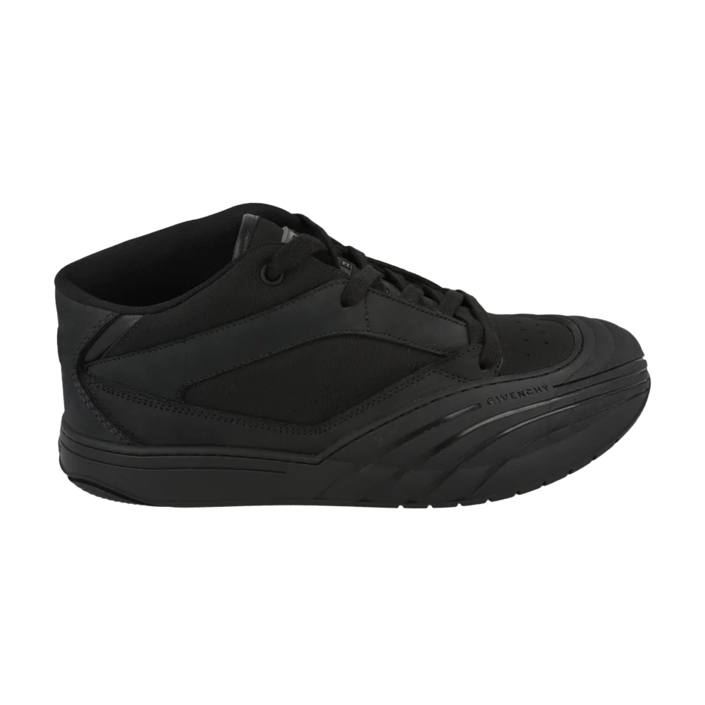 Krossovki-Givenchy-Suede-Trimmed-Mid-Top-Sneaker-Black