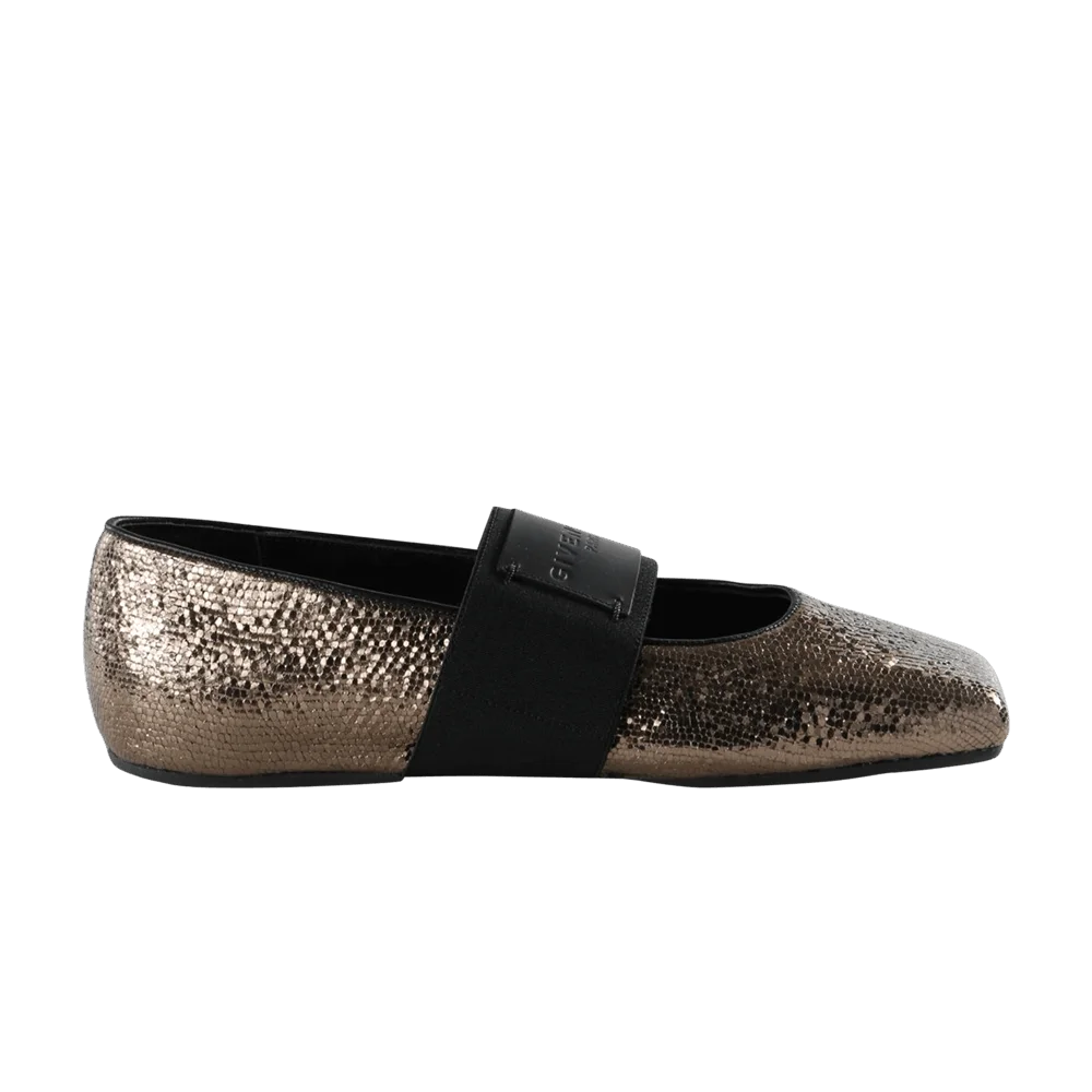 Krossovki-Givenchy-Wmns-Sliced-Square-Ballerina-Bronze