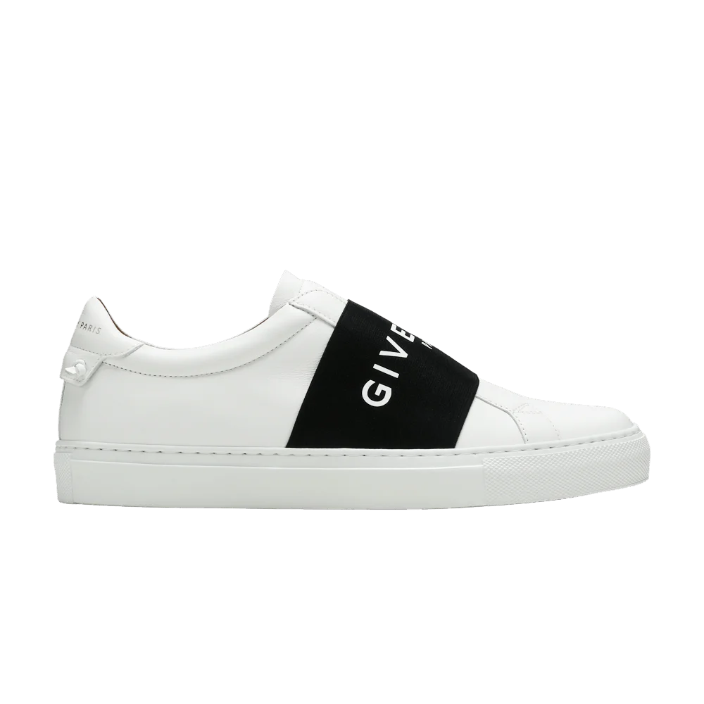 Krossovki-Givenchy-Wmns-Strap-Urban-Street-Logo-White-Black-Webbing