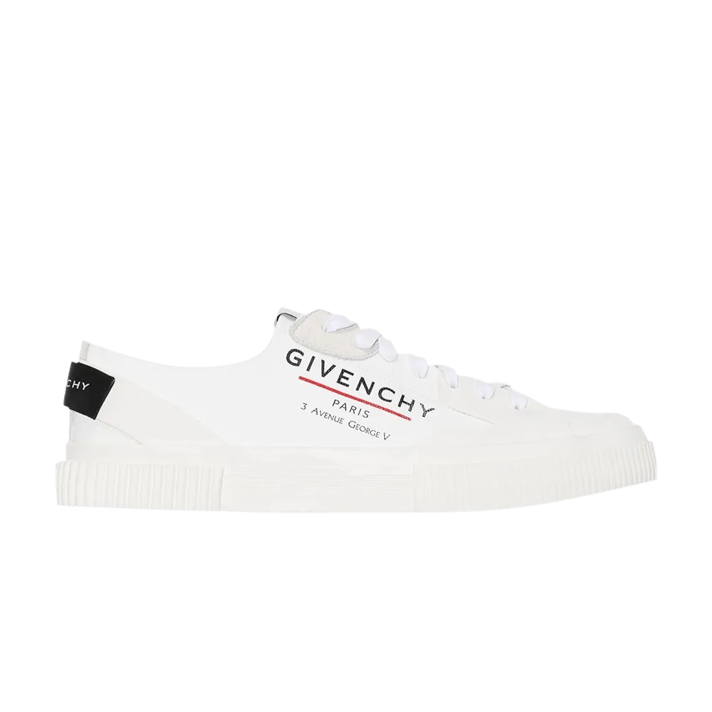 Krossovki-Givenchy-Wmns-Tennis-Light-Sneaker-Address-Logo-Print-White