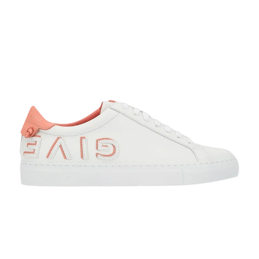 Krossovki-Givenchy-Wmns-Urban-Street-Low-Reverse-Logo-White-Flamingo