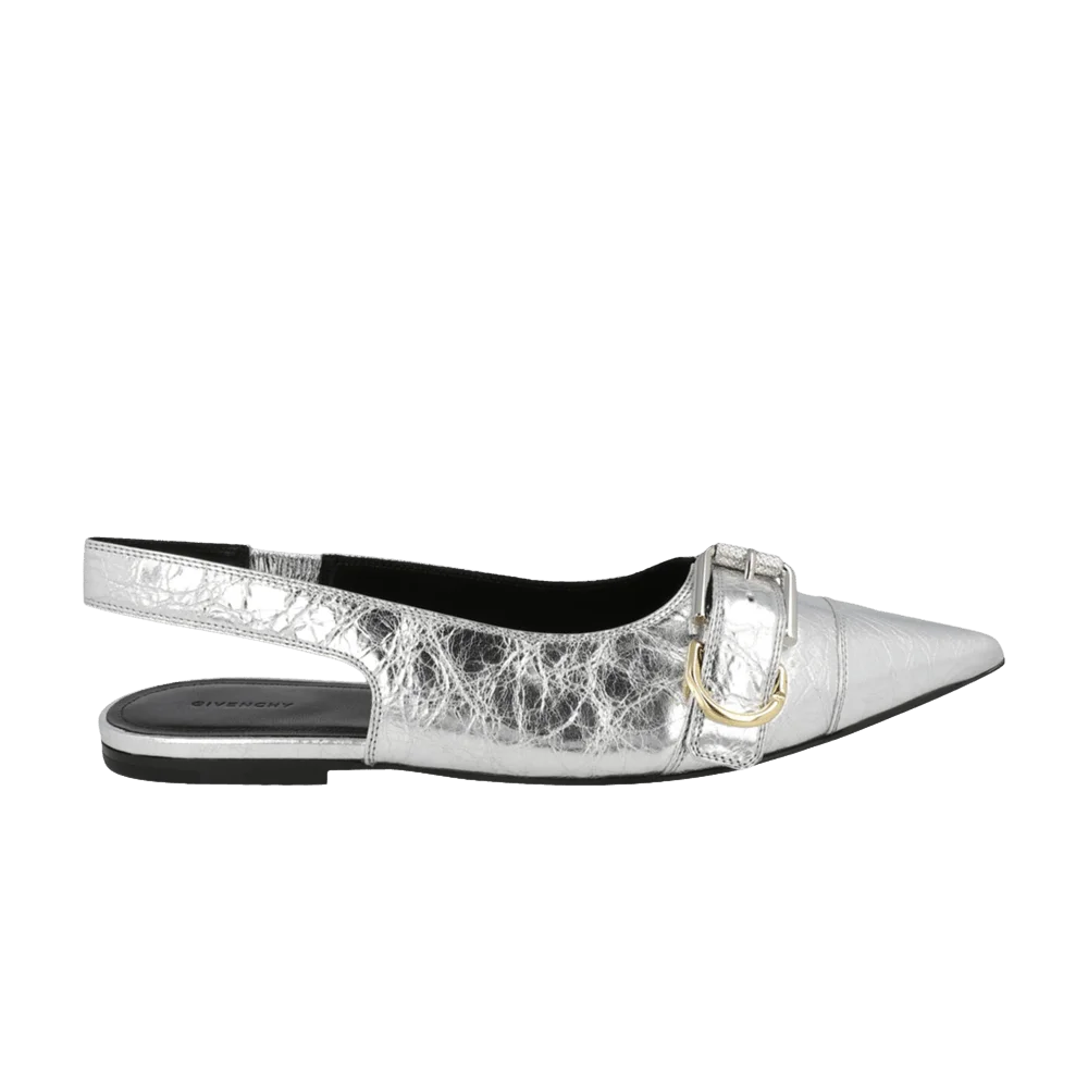 Krossovki-Givenchy-Wmns-Voyou-Slingback-Flat-Silver