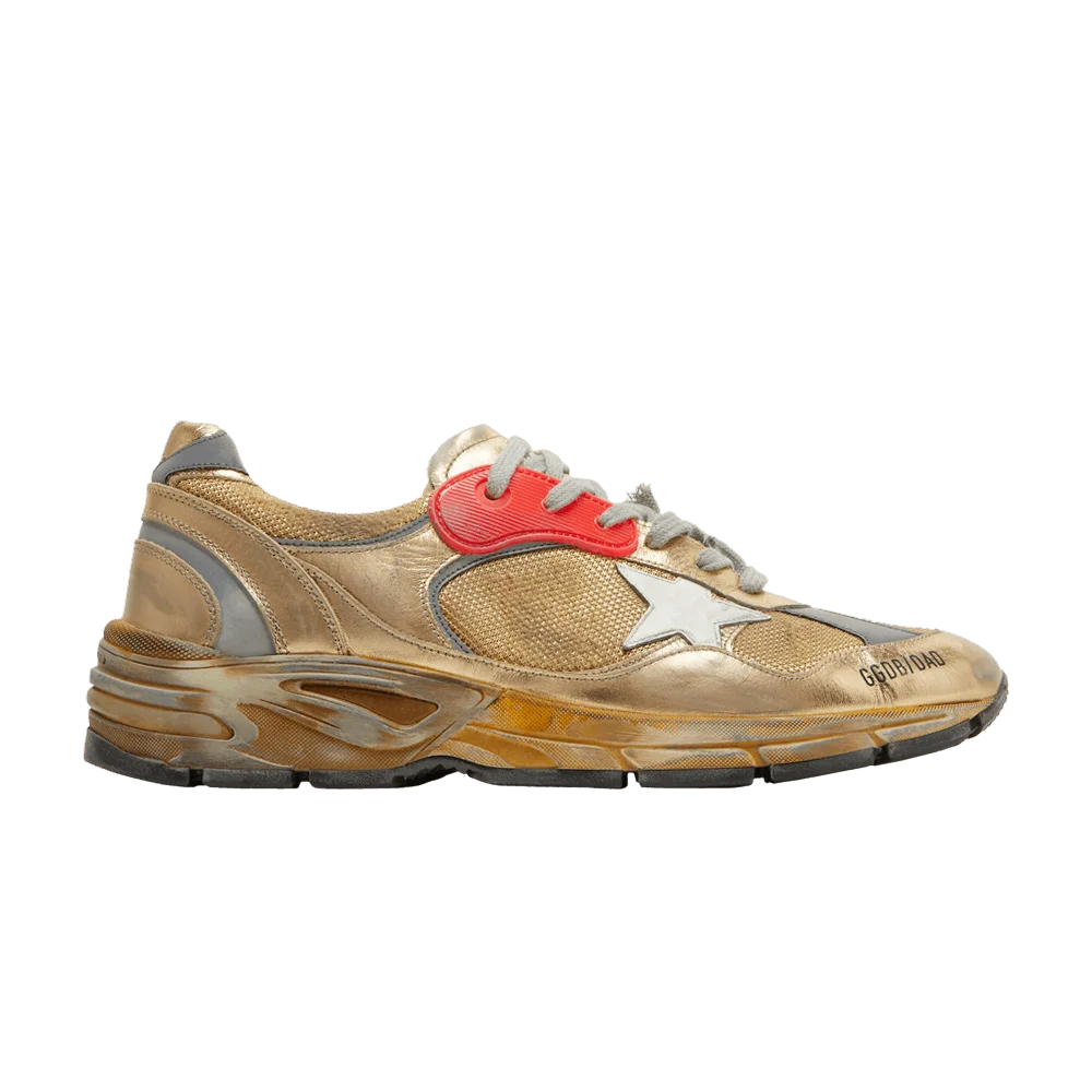 Krossovki-Golden-Goose-Dad-Star-Gold